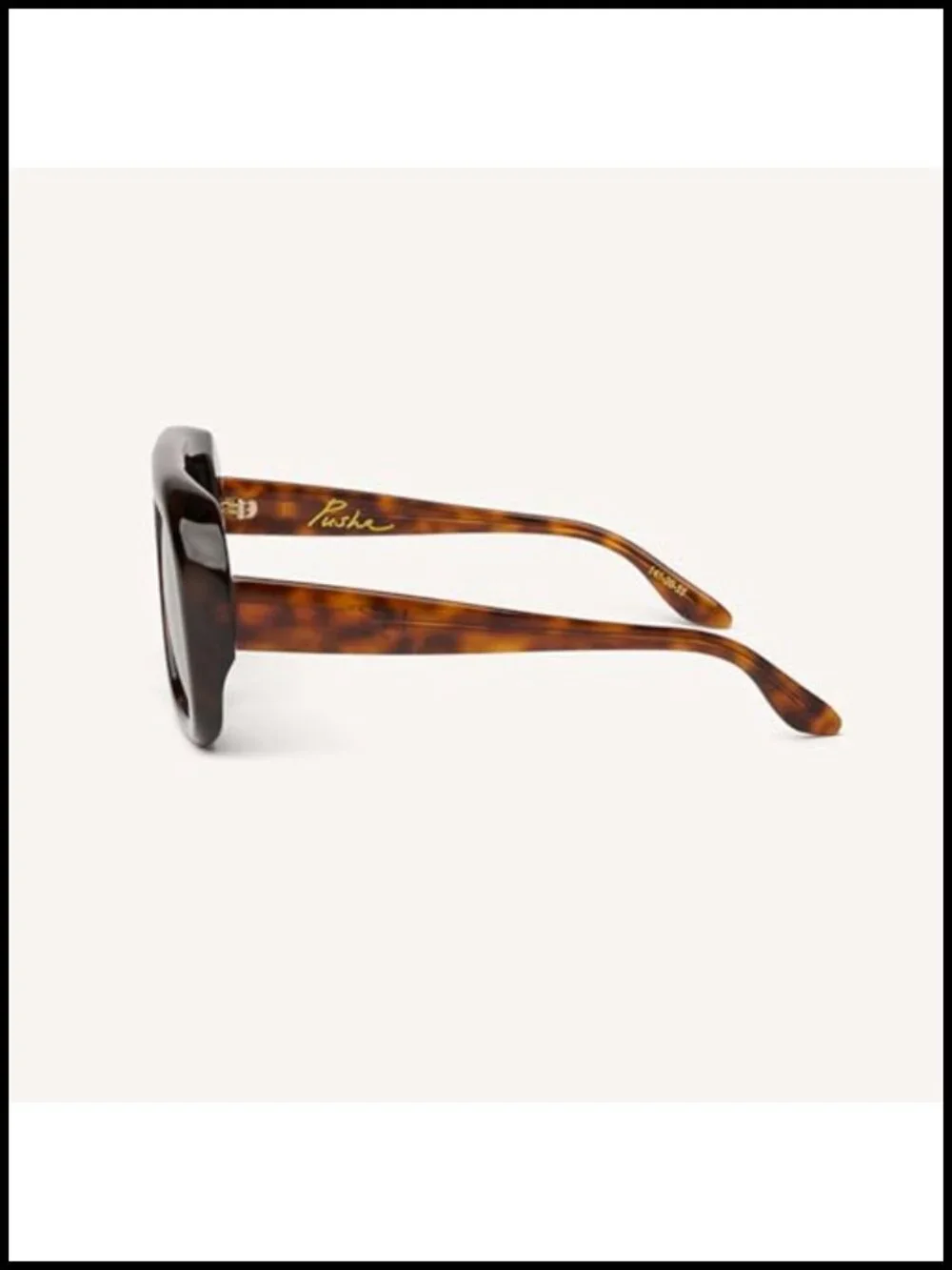 Chunky Oversized Aviator Sunglasses Acetate CR39 UVA/UVB Protection